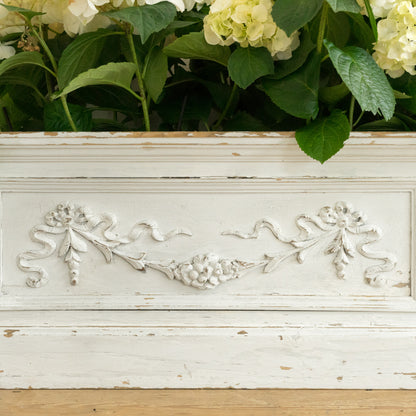 Decorative Original Painted Wooden Trough Planter