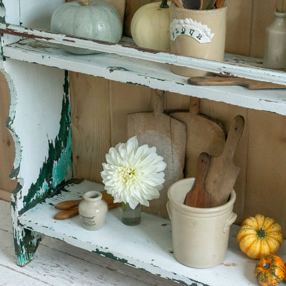 Decorative Painted Floor Standing Shelf