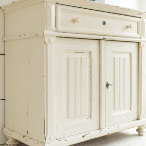 DECORATIVE TIMEWORN CUPBOARD