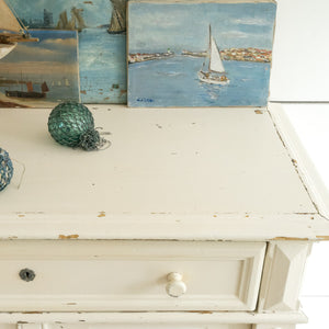 DECORATIVE TIMEWORN CUPBOARD