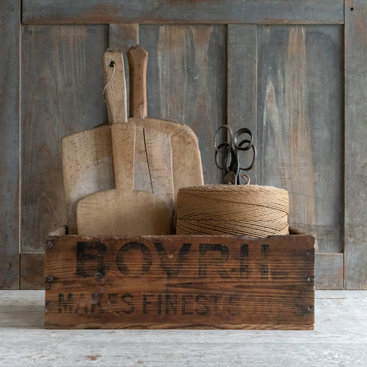 Fabulous Large Rustic BOVRIL Box