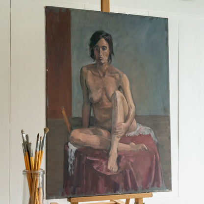 Fabulous Oil Painting of a Female Nude