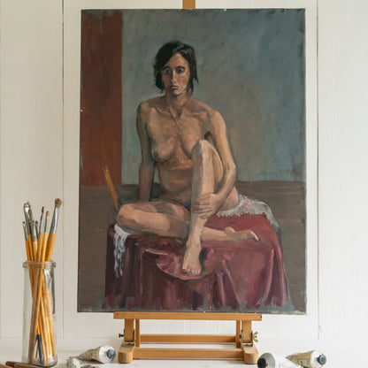 Fabulous Oil Painting of a Female Nude