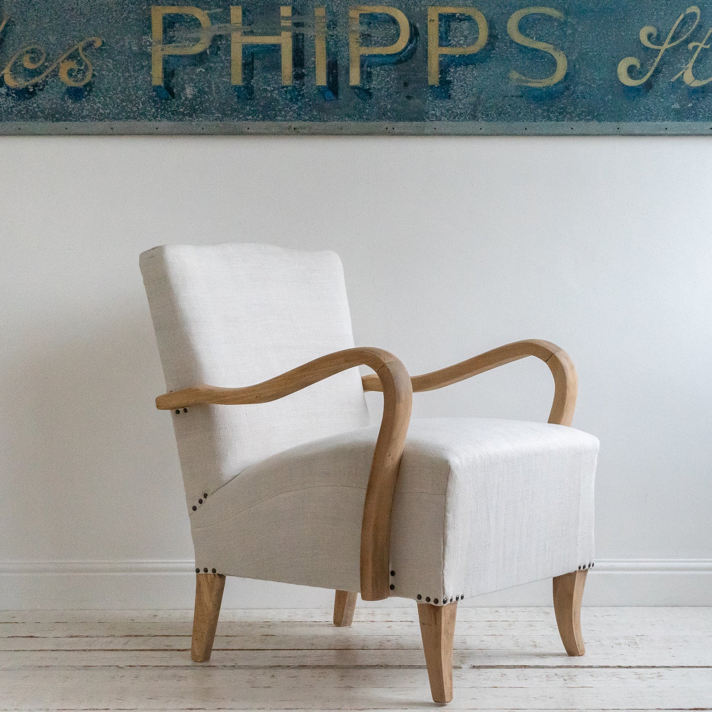 Fabulous Reupholstered Vintage Armchair