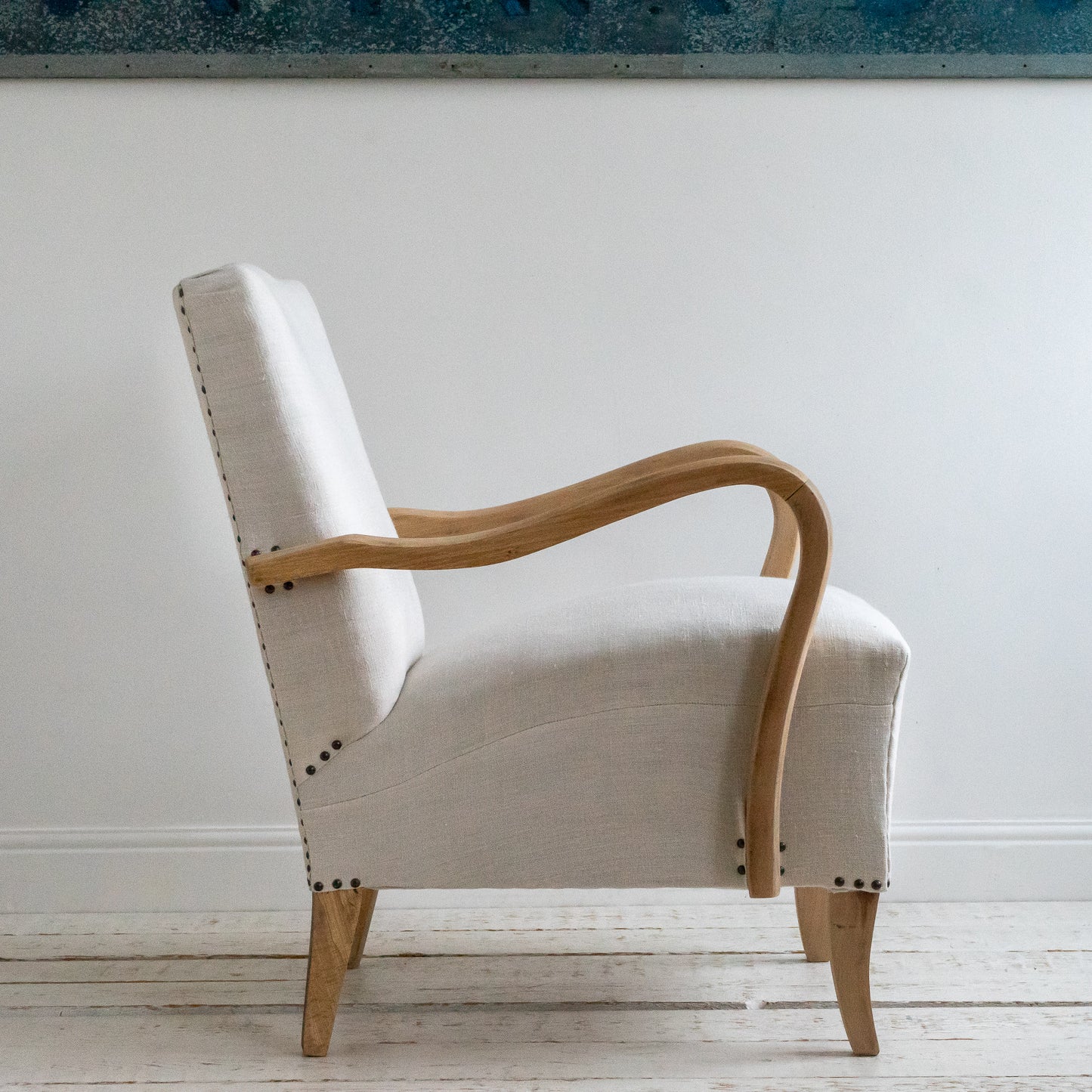 Fabulous Reupholstered Vintage Armchair