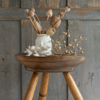 Fabulous Turned Elm Stool