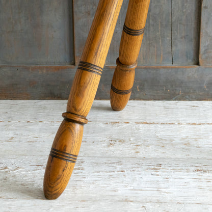 Fabulous Turned Elm Stool