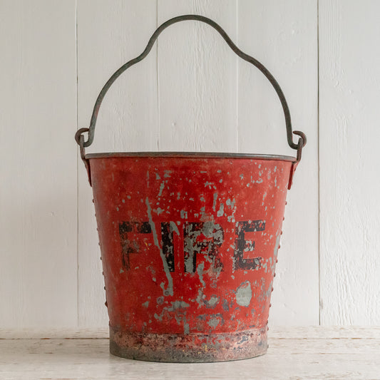 Fabulous Vintage FIRE Bucket
