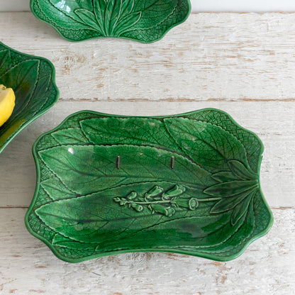 Foxglove Flower and Leaf Dish