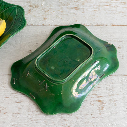 Foxglove Flower and Leaf Dish