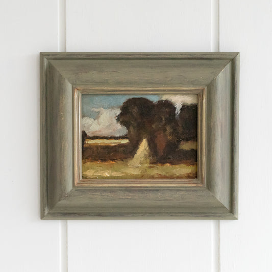 Framed Oil on Board Landscape Painting
