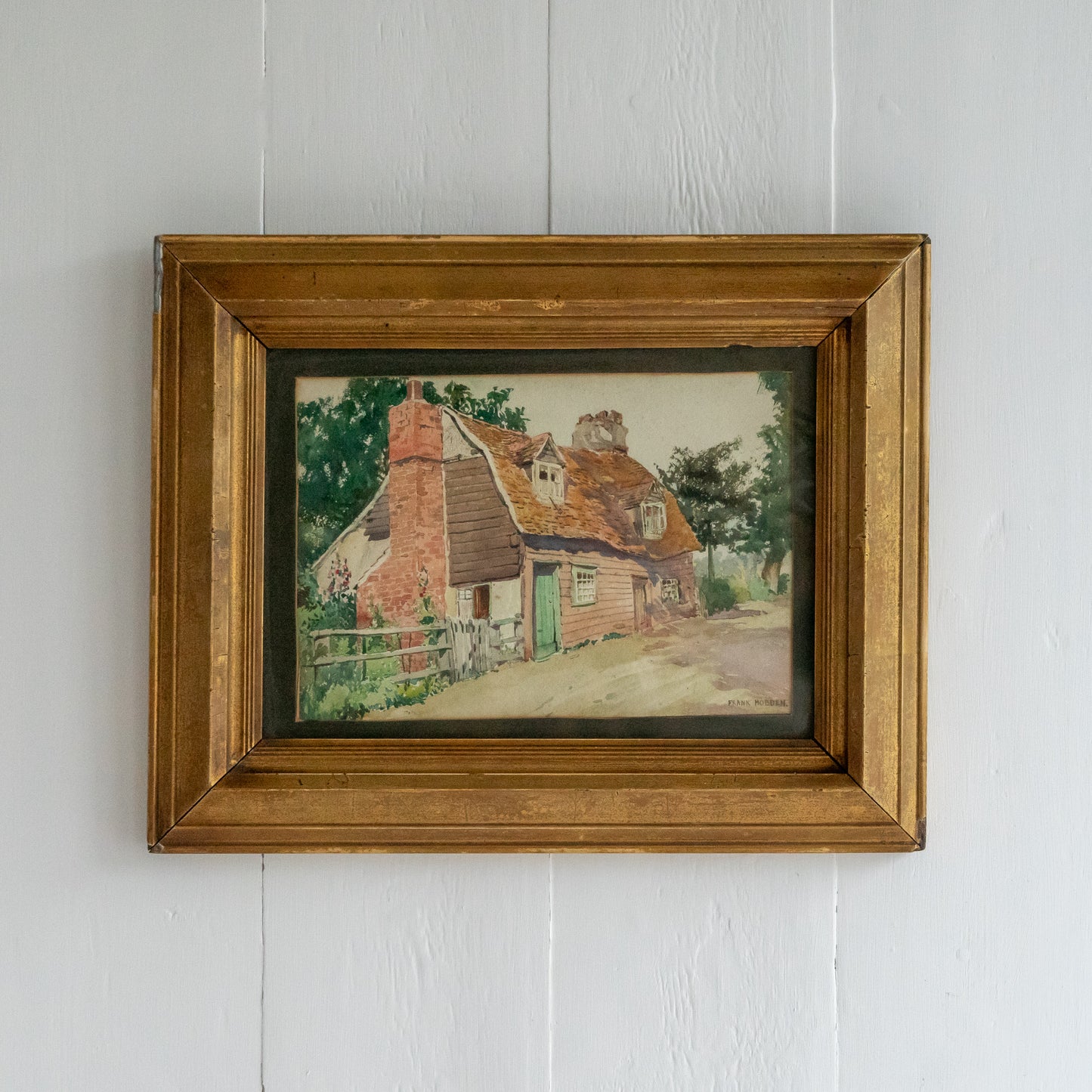 Framed Watercolour Painting of a Country Cottage
