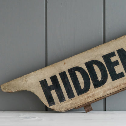 Hand Painted Wooden Sign
