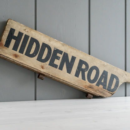 Hand Painted Wooden Sign