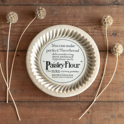 Ironstone Brown & Polson Paisley Flour Shortbread Mould