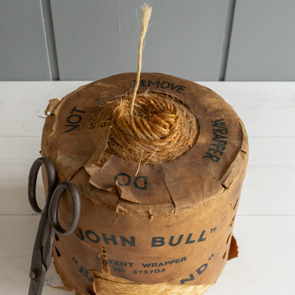Large Ball of Vintage Twine with Original Paper Label