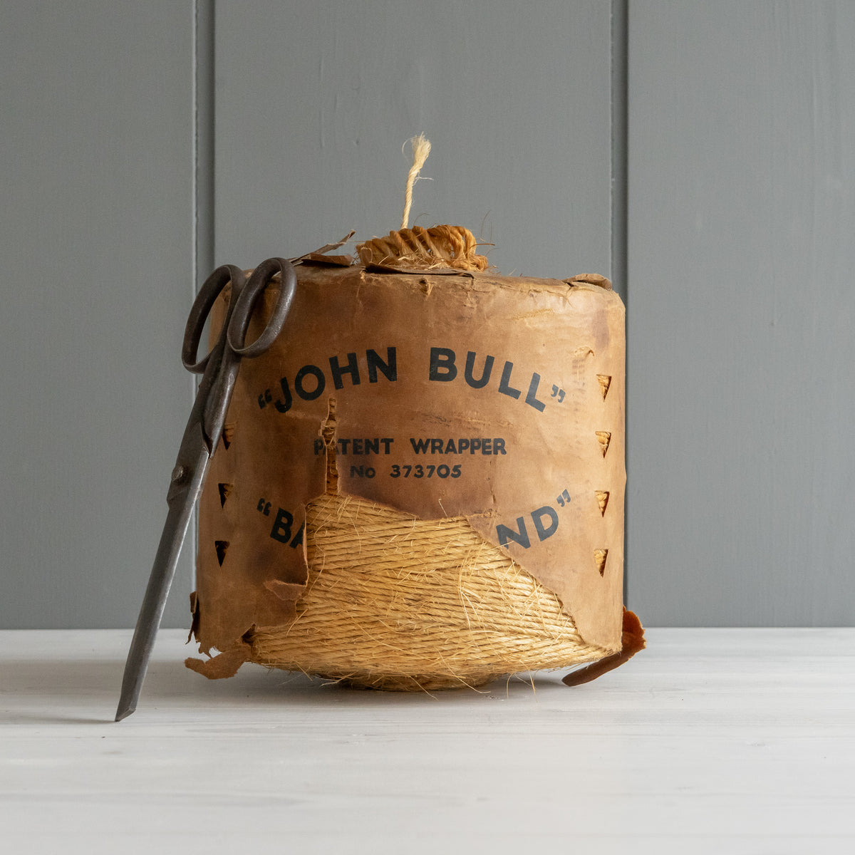 Large Ball of Vintage Twine with Original Paper Label