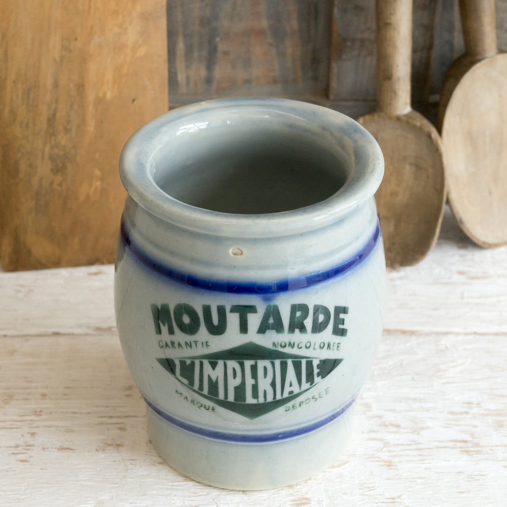 
            
                Load image into Gallery viewer, LARGE FRENCH MUSTARD POT
            
        