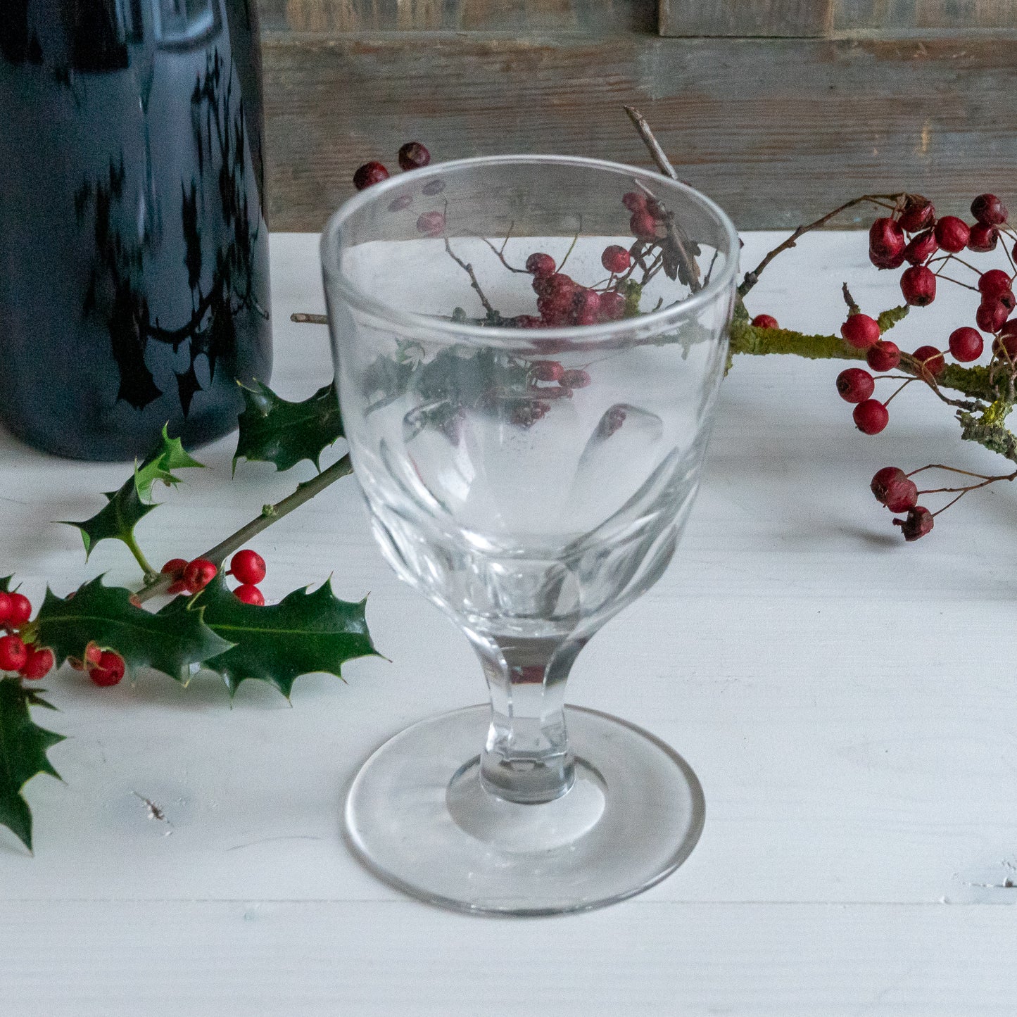 Large Heavy Georgian Glass Rummer