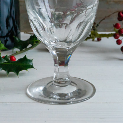 Large Heavy Georgian Glass Rummer