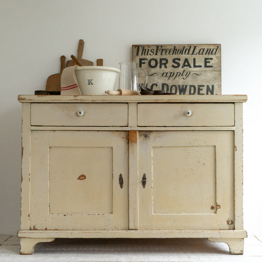 Large Original Painted Cupboard