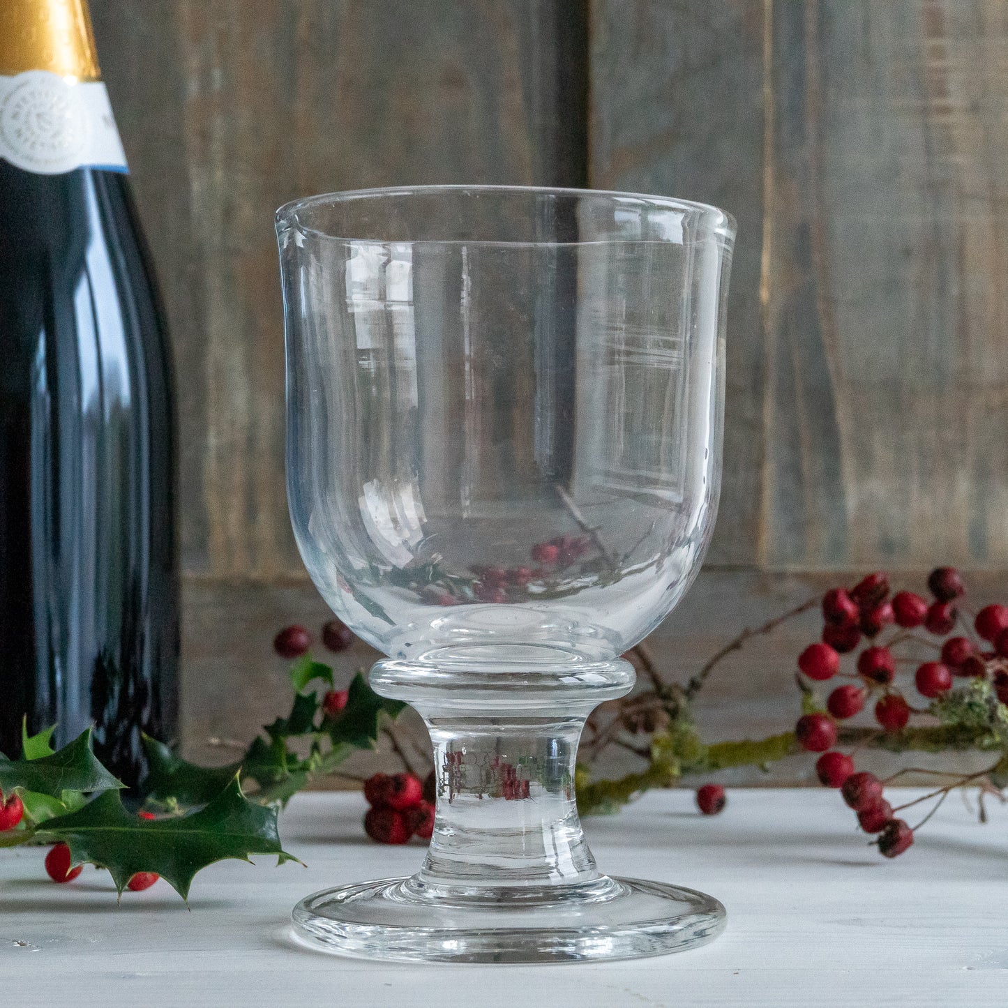 Large Plain Georgian Glass Rummer