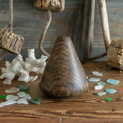 Large Rustic Wooden Plumbers Turnpin