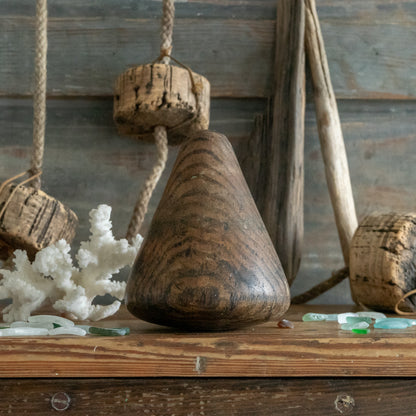 Large Rustic Wooden Plumbers Turnpin
