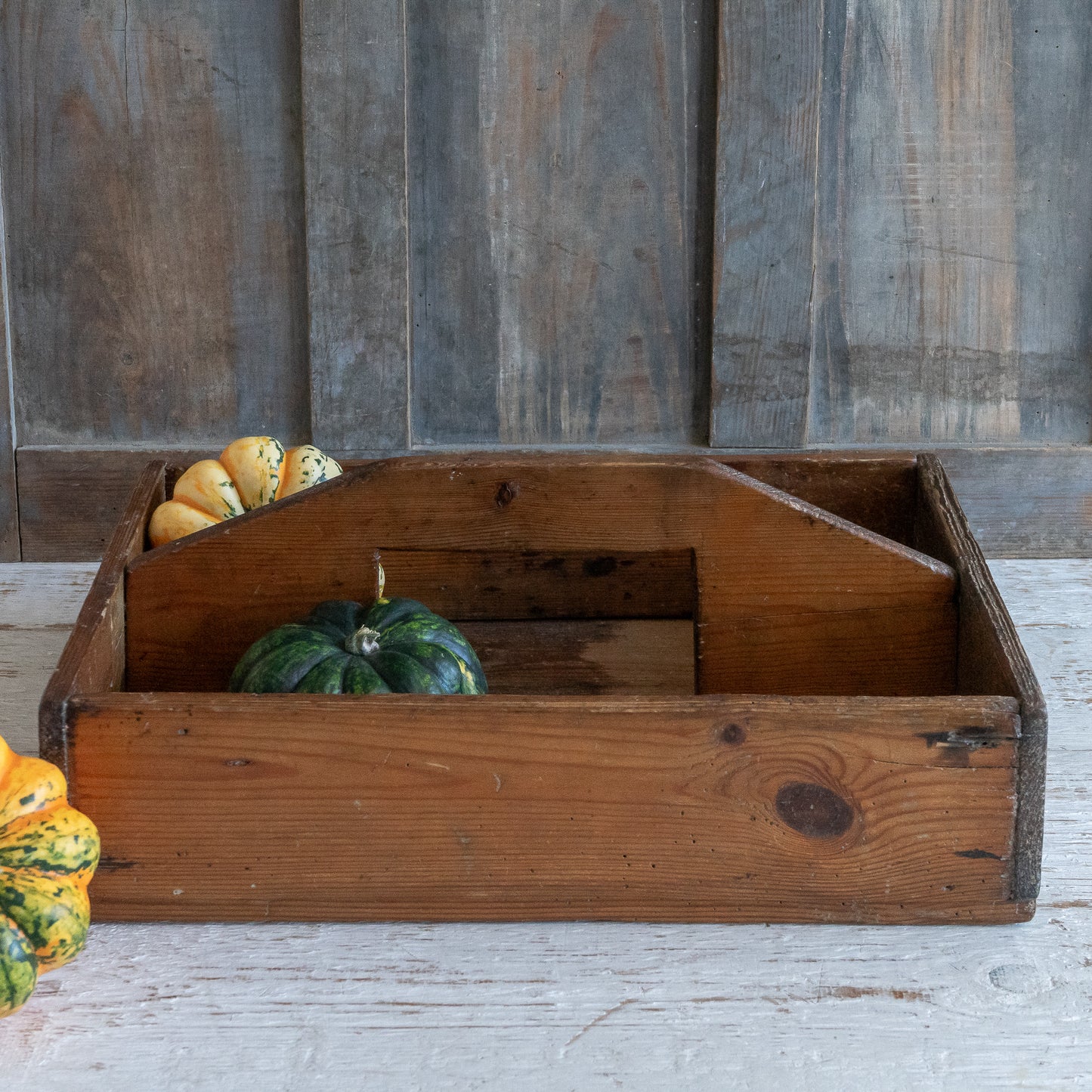 Large Rustic Wooden Caddy