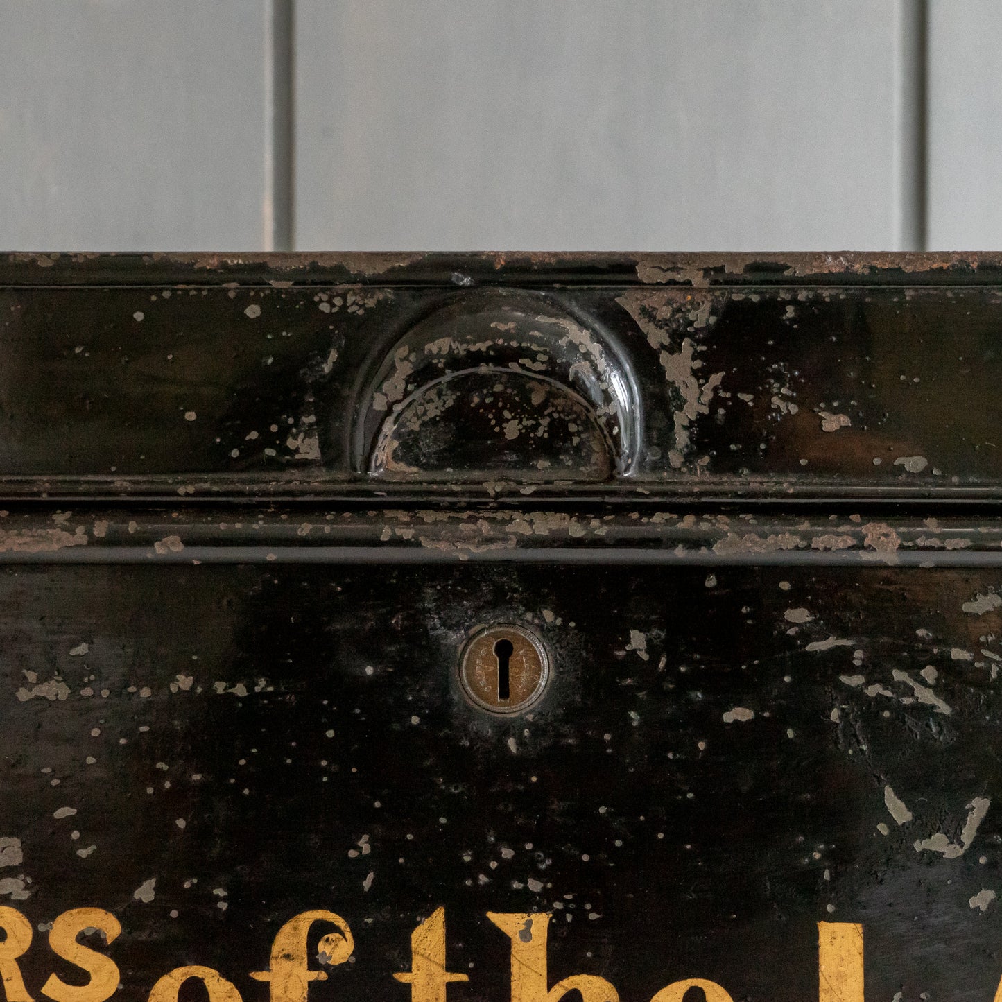 Large Vintage Deed Box