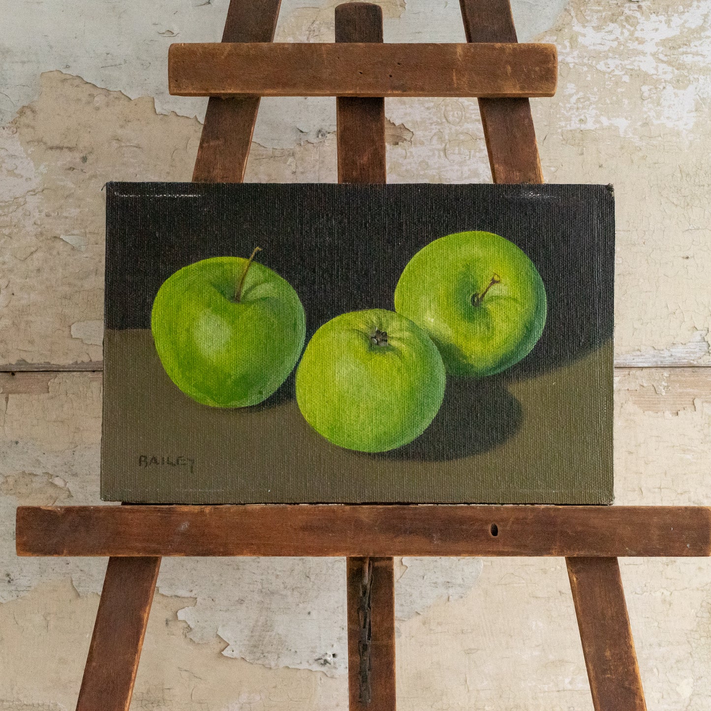 Little Oil Painting of Apples