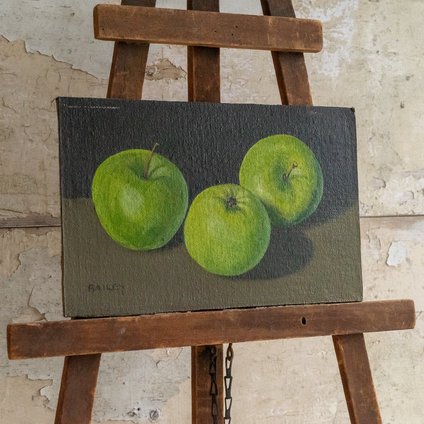 Little Oil Painting of Apples