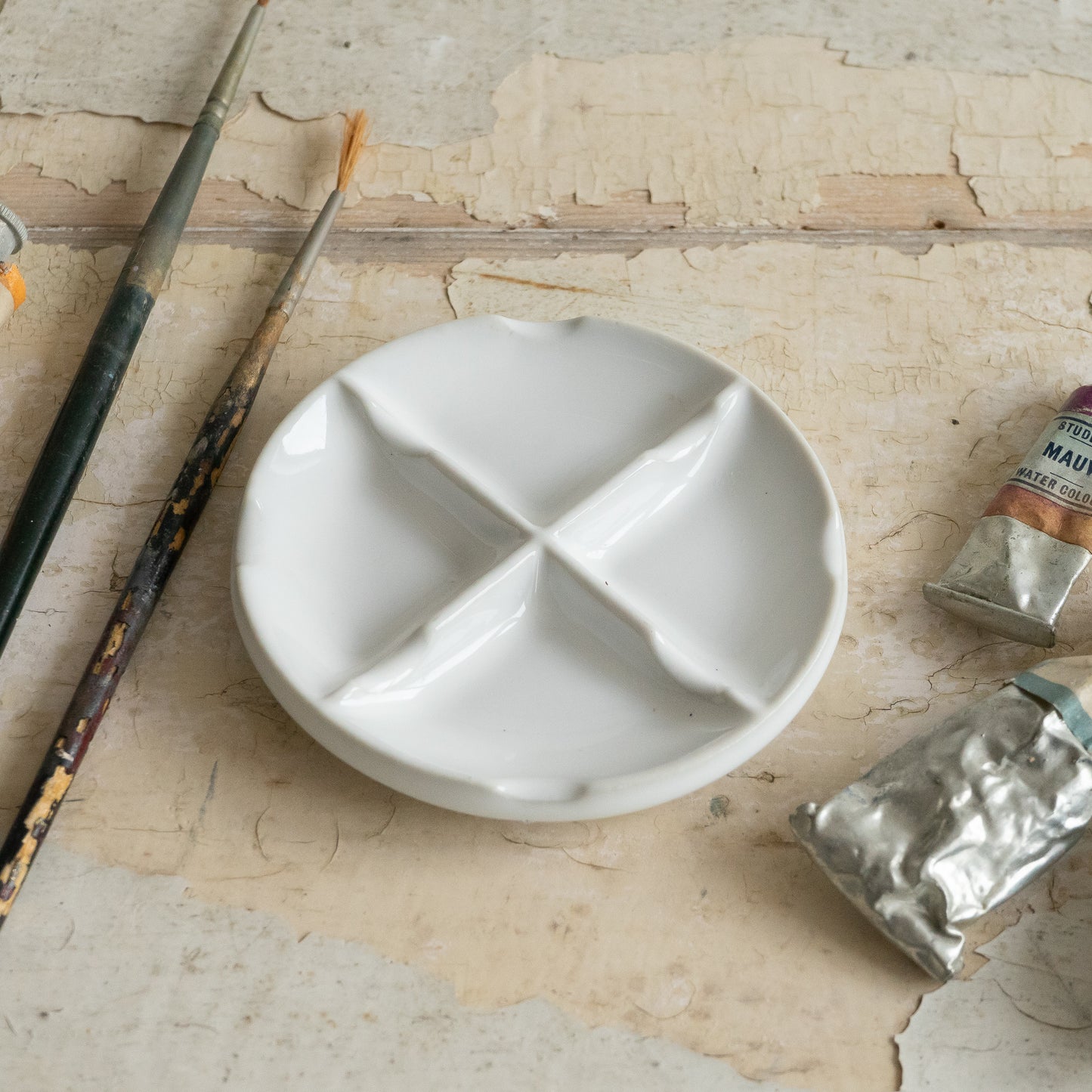 Little Round Ironstone Paint Palette