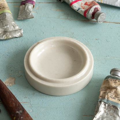 Little round Ironstone Paint Palette