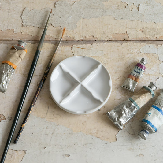 Little Round Ironstone Paint Palette
