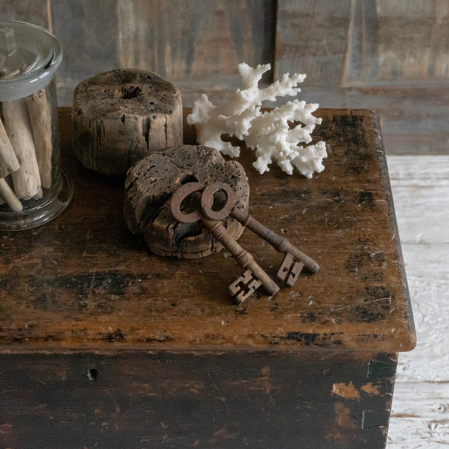 Little Rustic Pine Trunk