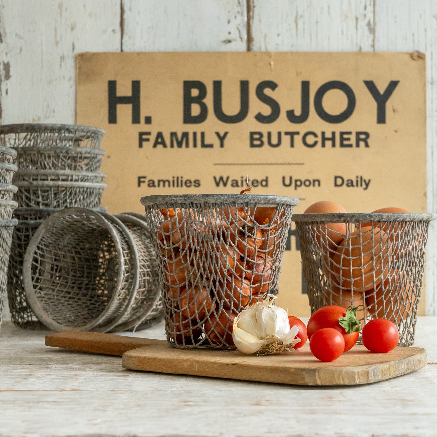 Little Rustic Wirework Basket