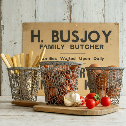 Little Rustic Wirework Basket