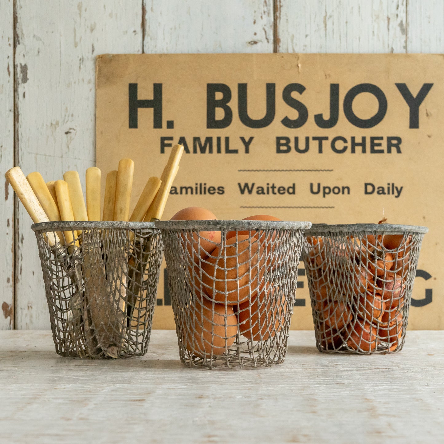 Little Rustic Wirework Basket