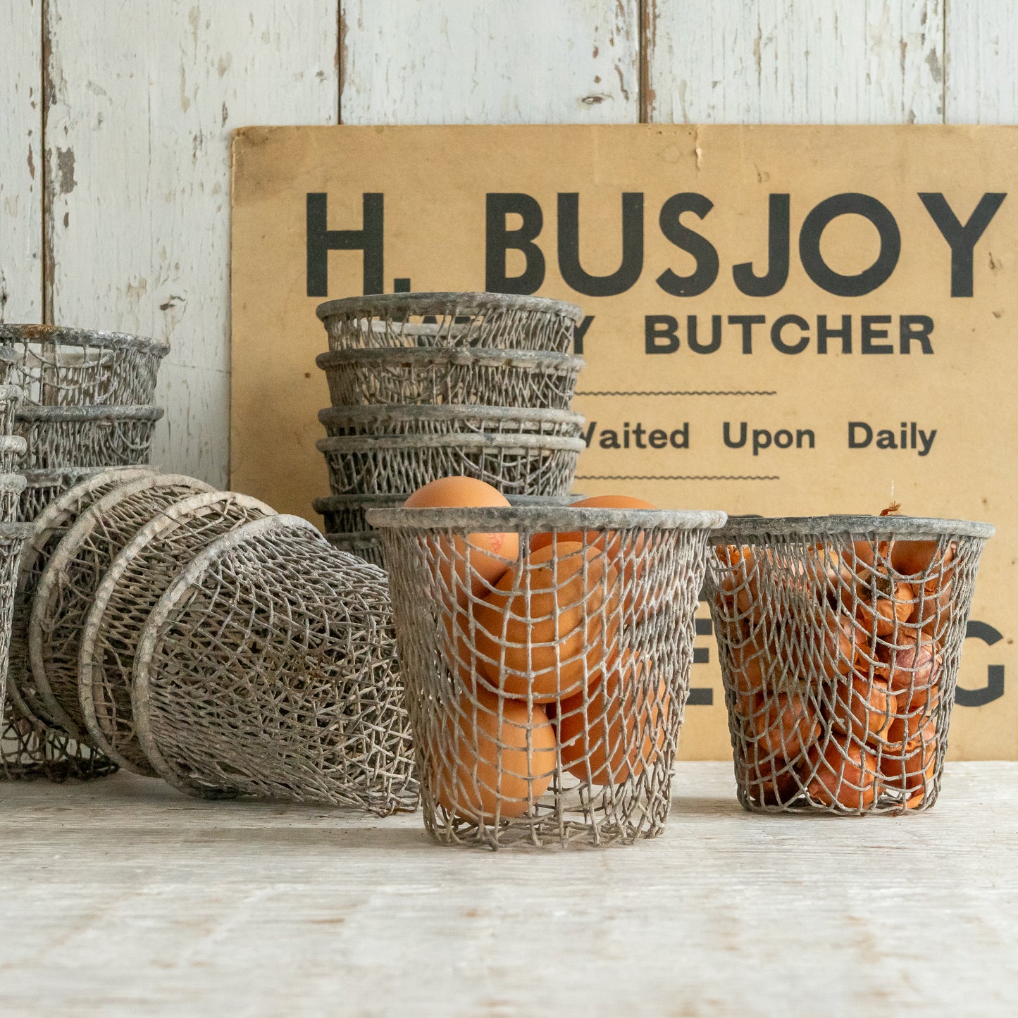 Little Rustic Wirework Basket