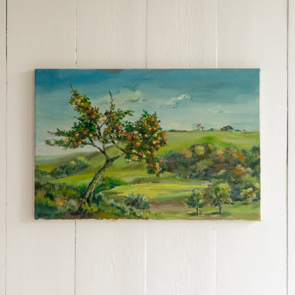 Oil Painting of a Fruit Tree