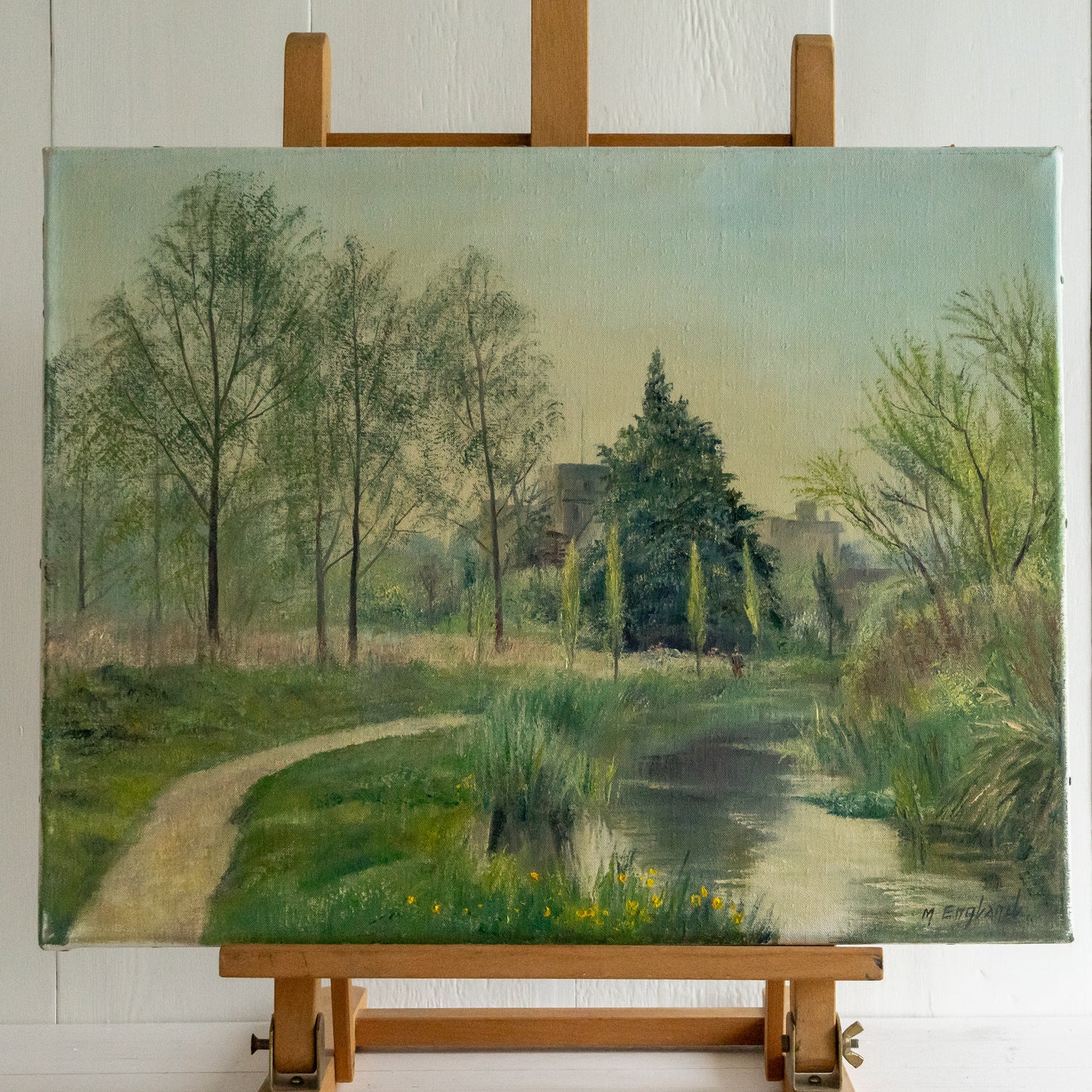 Oil Painting of a Country Scene