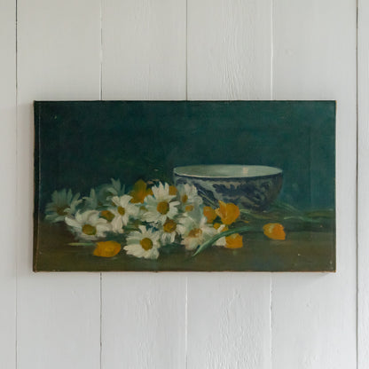 Oil Painting of Daisies