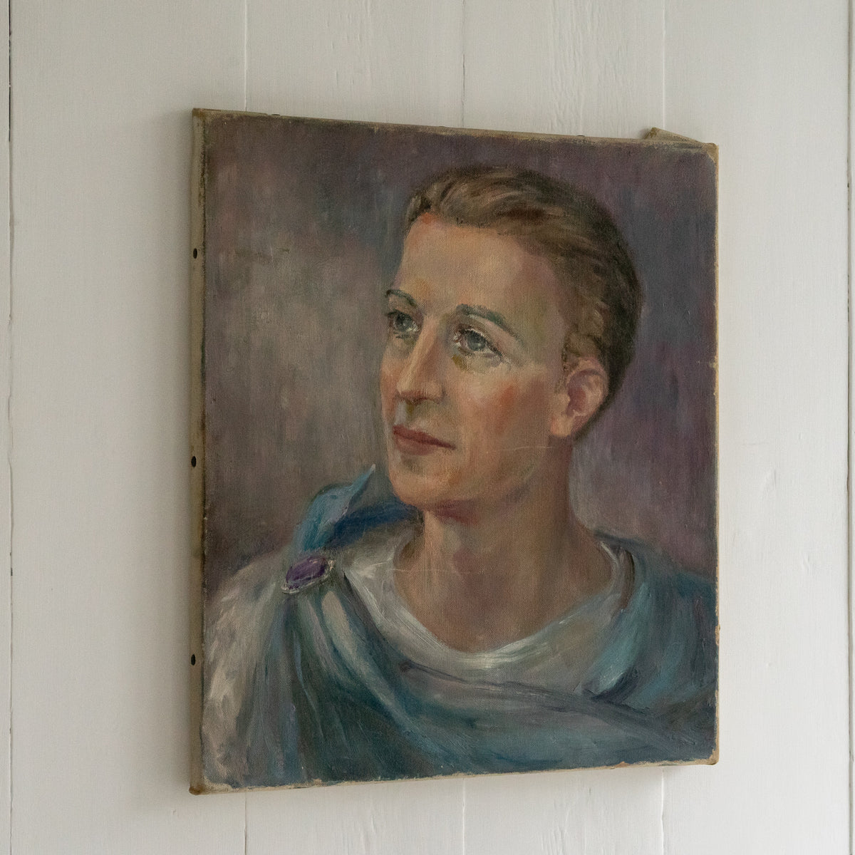 Oil Portrait Painting of a Young Man