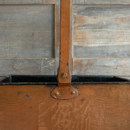 Original Grain Effect Metal Maids Box and Liner
