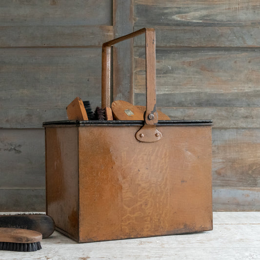 Original Grain Effect Metal Maids Box and Liner