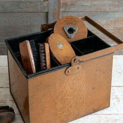Original Grain Effect Metal Maids Box and Liner