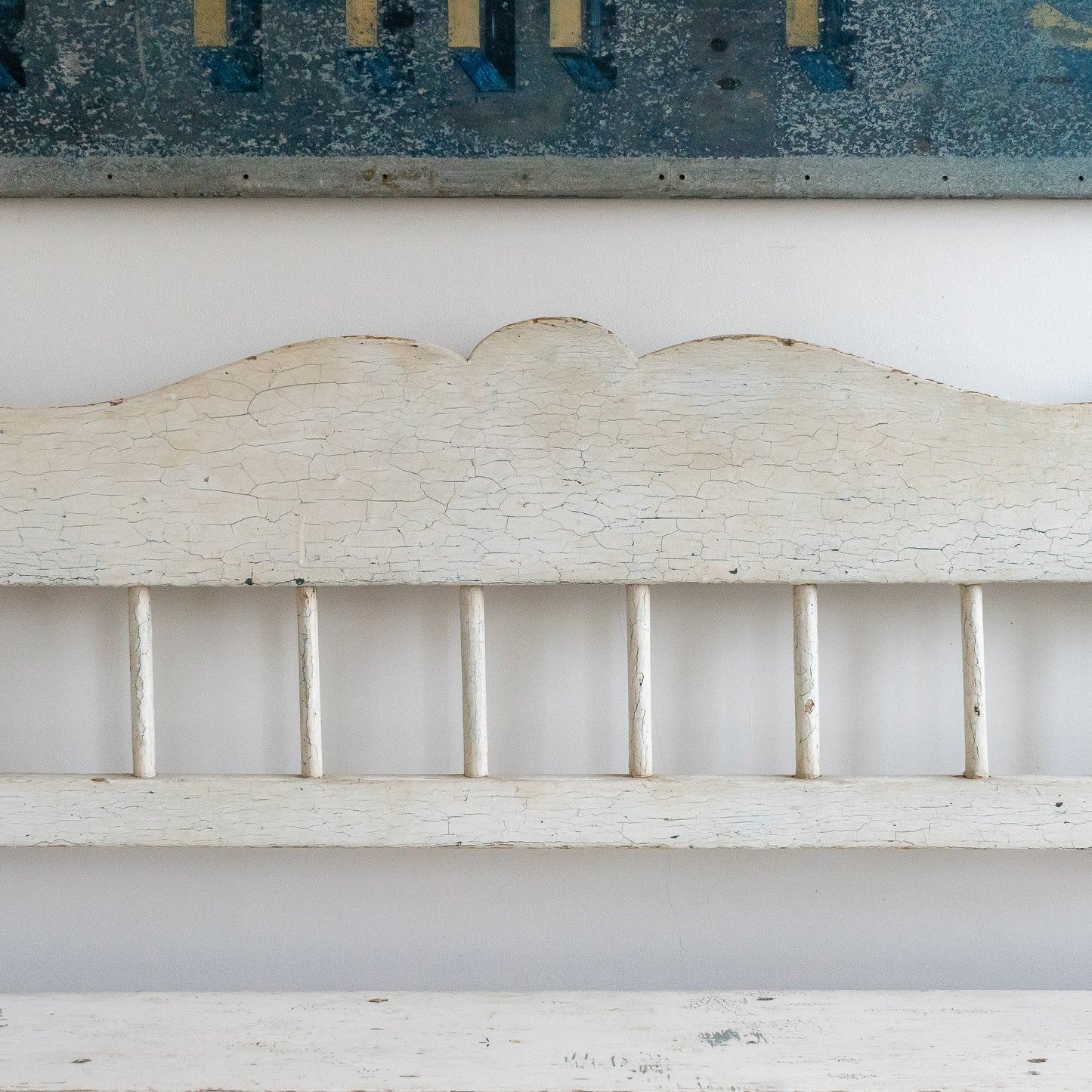 Original Painted Antique Bench