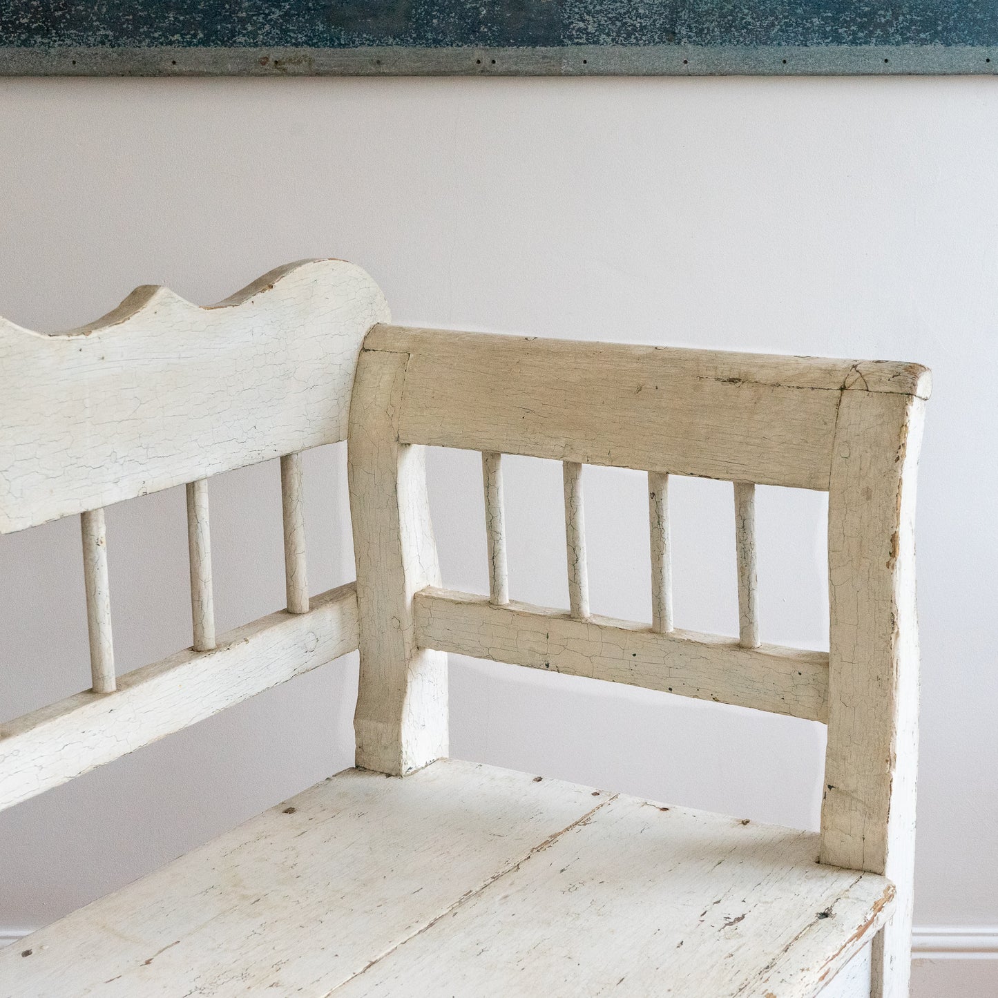 Original Painted Antique Bench