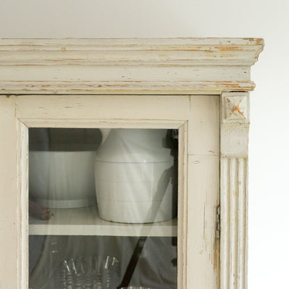 Original Painted Glazed Cupboard